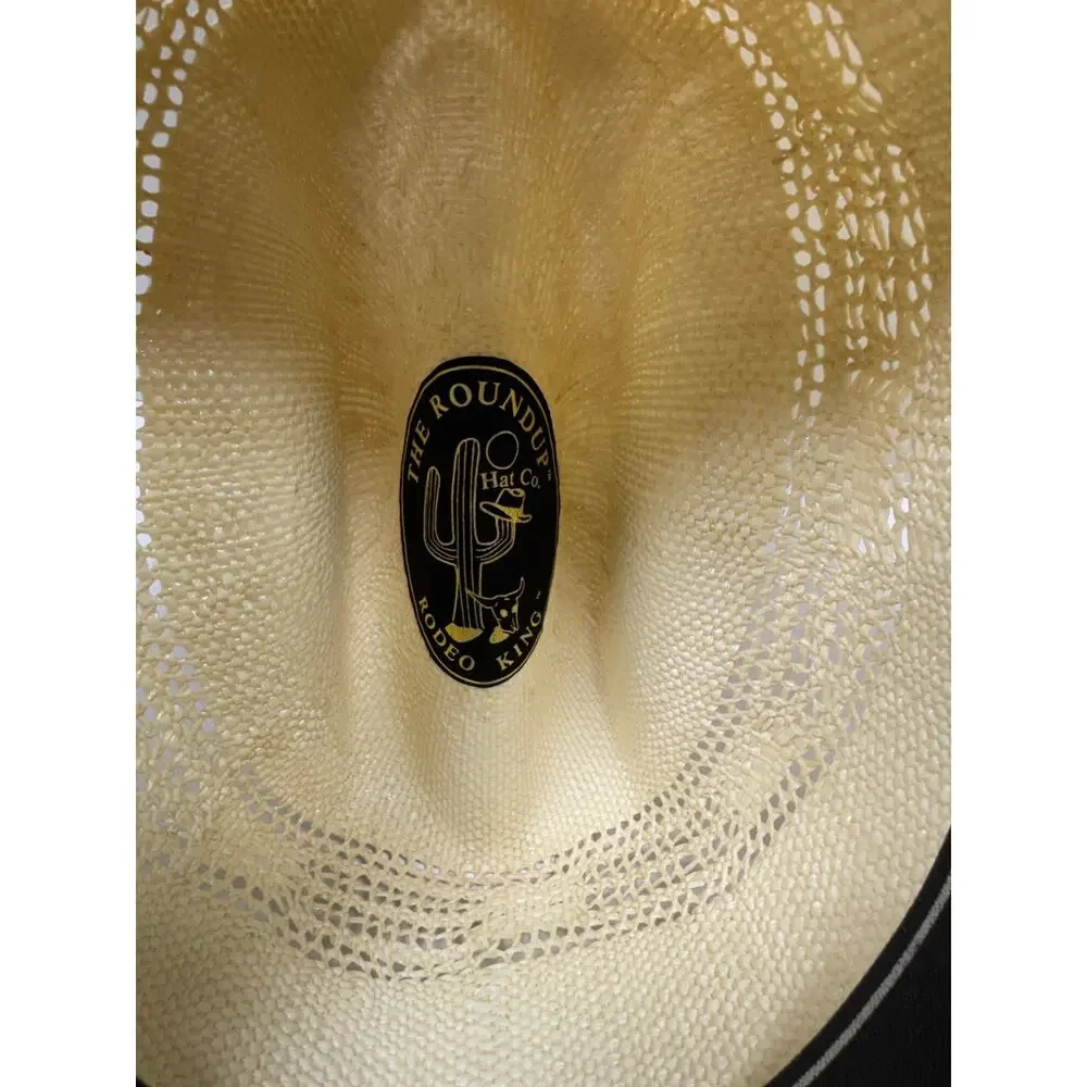 Cowboy Hat The Round Up Hat Co Rodeo King Isidro Made In Texas Size 7